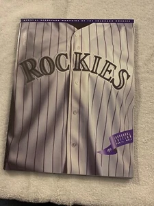 COLORADO ROCKIES FIRST PROGRAM baseball Inaugural Scorecard Magazine 1993 - Picture 1 of 12