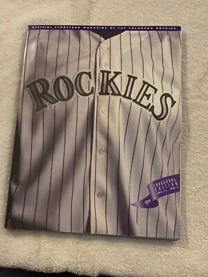 COLORADO ROCKIES FIRST PROGRAM  baseball Inaugural Scorecard Magazine 1993 - Image 1 of 4