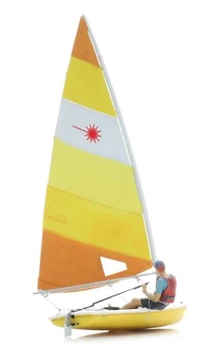Artitec 387.593 - 1:87: Segelboot Laser + Figur - NEU + OVP - Bild 1 von 4