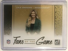 2019 Donruss Erin Andrews NFL #FTG-1 & Melissa Baker 🏈 #FTG-3 Fans Of The Game