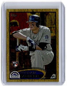 2012 Topps Gold Sparkle Jordan Pacheco RC Colorado Rockies #219