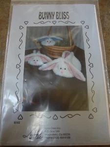 BUNNY BLISS Rabbit 3 sizes SEWING PATTERN Stuffed Easter Baby Lynn Dee B103 - Picture 1 of 1