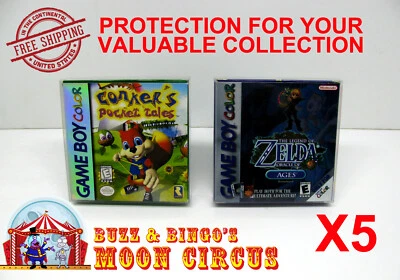 5x NINTENDO GAME BOY COLOR CIB GAME BOX - CAJA PROTECTORA FUNDA PROTECTORA Foto 1 de 4