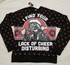 Star Wars Unisex Darth Vader I Find Your Lack of Cheer Disturbing Sudadera Med - Imagen 1 de 2