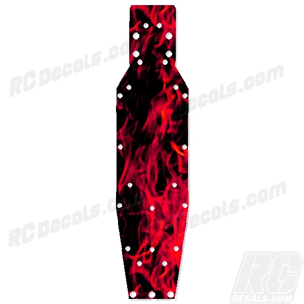 ProLine Pro MT - Thick Chassis Protector Graphics - Flames Red PRO6262-00 - Image 1 of 1