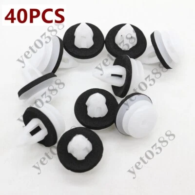 40X Clips para panel de puerta con anillos de sellado moldura interior para BMW Mini 51-43-7-001-491 Foto 1 de 3