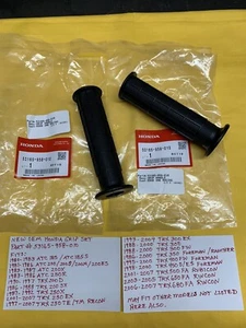 NUEVO FABRICANTE DE EQUIPOS ORIGINALES HONDA JUEGO DE EMPUÑADURAS DE MANO (53165-958-010) TRX400EX, ATC200X,TRX300EX - Imagen 1 de 3