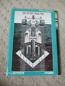 Programma Ufficiale 1992 Detroit Indy Car/CART Grand Prix Xl* - Foto 1 di 2