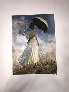 Claude Monet lithographie off set cm 50x70 signature sur dalle avec certificat - Picture 1 of 7