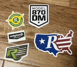 5 Remington Firearms Stickers And One Tattoo - Picture 1 of 1