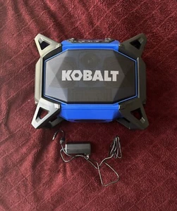 KOBALT KJR 1040-03 40V MAX BLUETOOTH JOBSITE PORTABLE SPEAKER W/ CORD  - Picture 1 of 2
