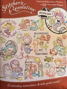 Stitchers Revolution Hot Iron Transfer 32 Mermaid Wishes NEU - Bild 1 von 1