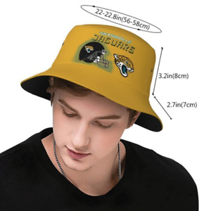 Fisherman's Hat Bucket Hat Adult Sunshade Hat Helmet Style Jacksonville Jaguars