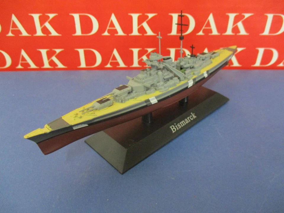 Die cast 1/1250 Modellino Nave Ship Corazzata Battleship Bismarck Germany 1941 - Immagine 1 di 4