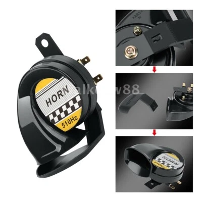 12V Black Loud Motorcycle Horn For Honda Goldwing 1100 1200 1500 1800 GL F6B Foto 1 de 4
