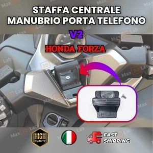 Staffa centrale manubrio porta Telefono Honda Forza 125 350 300 18-2023 Moto v2 - Imagen 1 de 14