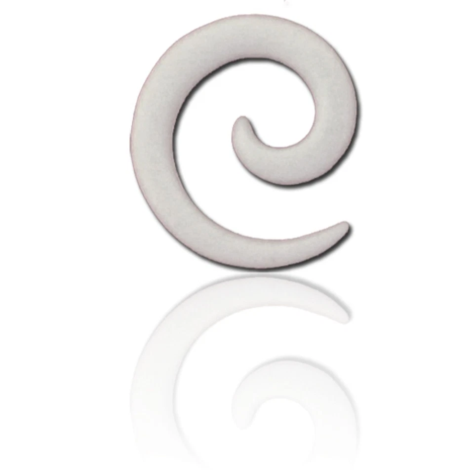 PAR DE TAPONES ESPIRALES DE HUESO DE BÚFALO DE AGUA 4g (5MM) TAPÓN GARRAS MEDIDORES EXPANSORES  Foto 1 de 1