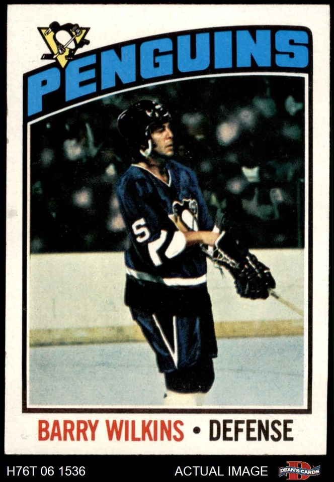 1976 Topps #102 Barry Wilkins Penguins 7.5 - NM+ - Image 1 of 1
