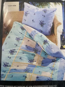 Fein-Biber German (Fine Beaver) Duvet Bettwäsche Set Design 6596 135 cm x 200 cm BN - Bild 1 von 8