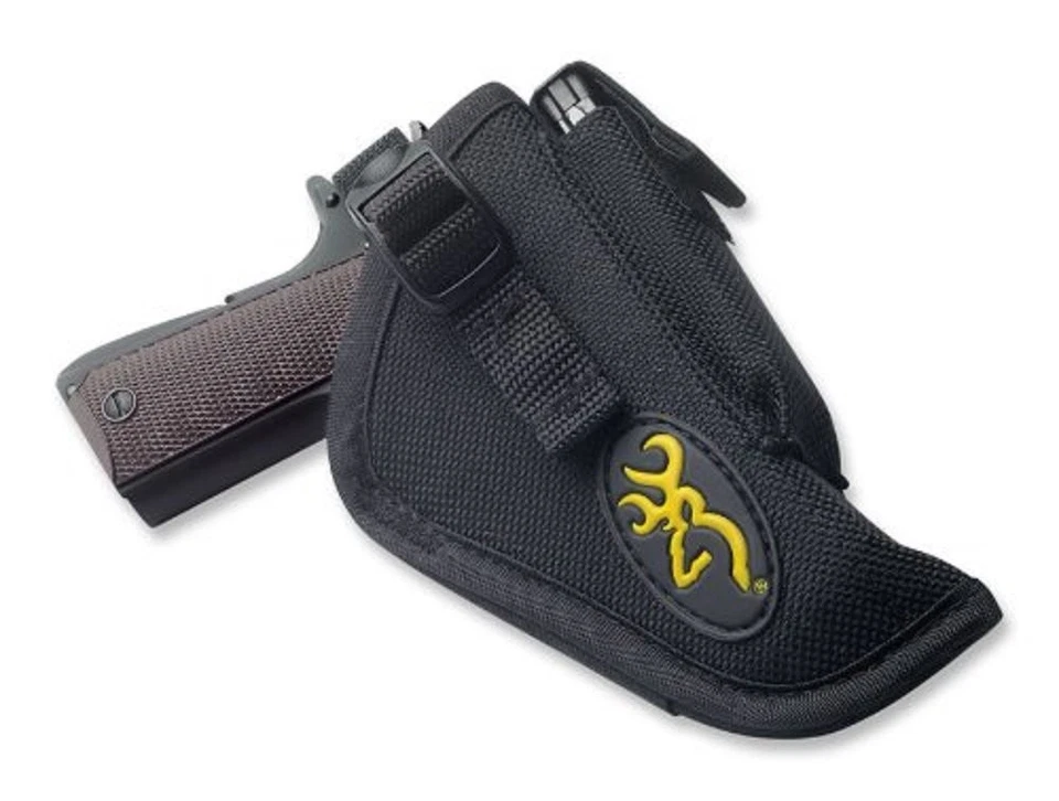 Browning 1911 22 Funda Negro Nylon Ajustable Cinturón Lazo Para Pistolas Foto 1 de 1