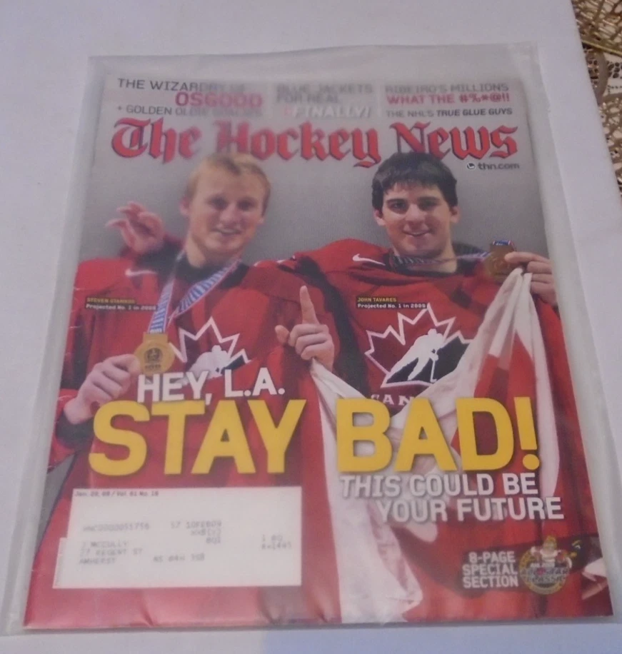 The Hockey News 29 января 2008 Команда Канады Стивен Стэмкос/Джон Траварес - Изображение 1 из 1