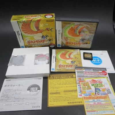 Pokemon Heart Gold Nintendo DS with Pokewalker and Manual NDS Japanese Version - Image 1 of 4