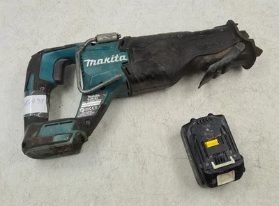 Lot of 2 Makita Tools - DJR187 Reciprocating Saw & Battery, Non-Working - Image 1 of 4