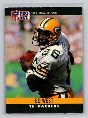1990 Pro Set - Ed West #115 (RC) - Image 1 of 2