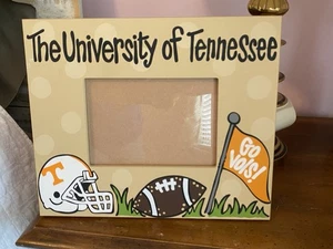 University of Tennessee Football Wood Picture Frame by Glory Haus - Go Vols! - Picture 1 of 10