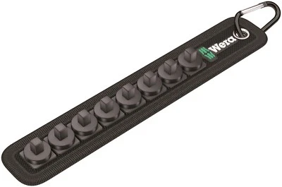 WERA 2Go 8 Twist Lock Holding 1/4" Square Drive Empty Socket Storage Rail,003890 - Image 1 of 4