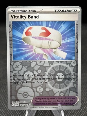 Pokémon 2023 Scarlet & Violet Base Set Vitality Band Reverse Holo 197/198 - Image 1 of 2