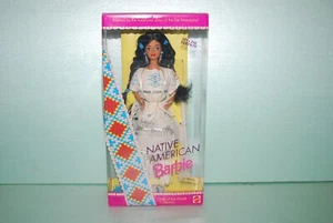 VINTAGE NATIVE AMERICAN BARBIE DOLL 1753 DOLLS OF THE WORLD COLLECTION 1992 - Picture 1 of 4