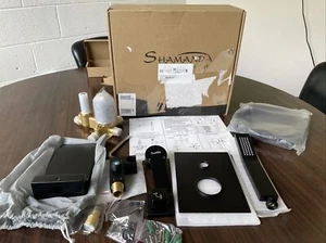 Shamanda L901-7 Lujo Ducha de Mano Cascada Montaje en Pared Bañera Baño - Imagen 1 de 6