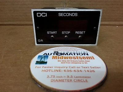 FREESHIPSAMEDAY DCI 831-01-31 TIMER 115VAC SEC. LEGEND & 3 STATE BUFFRD 8310131  - Image 1 of 4