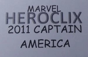 HEROCLIX 2011 CAPTAIN AMERICA 2009 HAMMER O THOR 016 Captain 062 LOT x 2 W/card - Picture 1 of 6