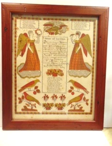 Pennsylvania German Taufschein / birth certificate 1846, Berks Co., PA - Picture 1 of 10