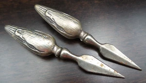 Beautiful Pair of Vintage WEBSTER Sterling Silver Corn Cobb Holders - Bild 1 von 5