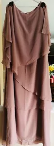 Dusty Rose Mother of Bride Dress polyester 20W TS Couture - Picture 1 of 2