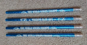 MLB~TORONTO BLUE JAYS~1993 WORLD SERIES CHAMPS COLLECTORS PENCILS~LOT OF 4~NEW! - Picture 1 of 3