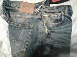 Pantalones de mezclilla PRPS BARRACUDA talla 30x30 corte regular tiro delantero bajo 100 % algodón - Imagen 1 de 9