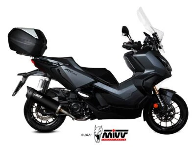 TERMINALE MOVER MIVV INOX NERO PER HONDA FORZA 350 2022-2024 - Immagine 1 di 4