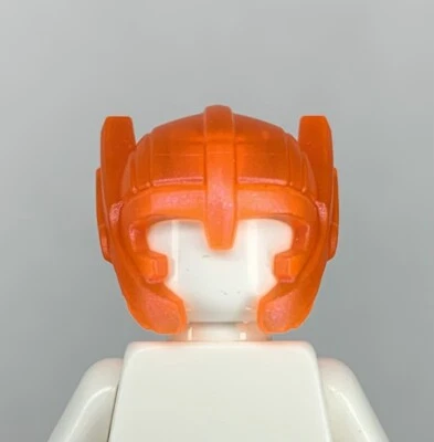 LEGO - Casco Thor Naranja Neón Trans Satinado (Prototipo Inédito) Foto 1 de 3