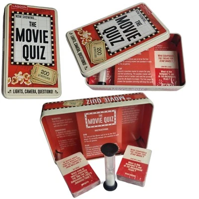 Movie Quiz Trivia Questions After Dinner Fun Game Xmas Stocking Filler Gift  - Image 1 of 4