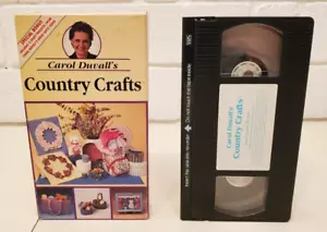 CAROL DUVALL'S COUNTRY CRAFTS VHS 1989 Soho Crafting Instructional How To Video - Picture 1 of 6