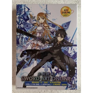 Sword Art Online Complete Box Set DVD Anime All Season and 3 Movie English Audio - Picture 1 of 7