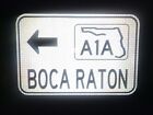 BOCA RATON Hwy A1A Florida State route road sign - Florida, NASA