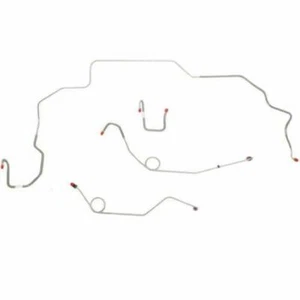 1968-70 Dodge Coronet Front Brake Line Kit Power Drum Brakes Steel-RKT6807OM - Photo 1/3