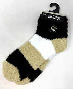 New Socktastic University of Colorado Buffaloes Neapolitan Stripe Socks CU Buffs - Picture 1 of 2