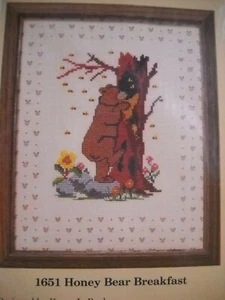 Honey Bear Breakfast Counted Cross Stitch Kit by Creative Circle 1651 - Picture 1 of 4
