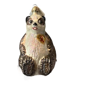 Christopher Radko A Winter Bears Heart Christmas Ornament  - Picture 1 of 3